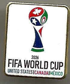 Pin Weltmeisterschaft USA Kanada Mexiko 2026 Version 1